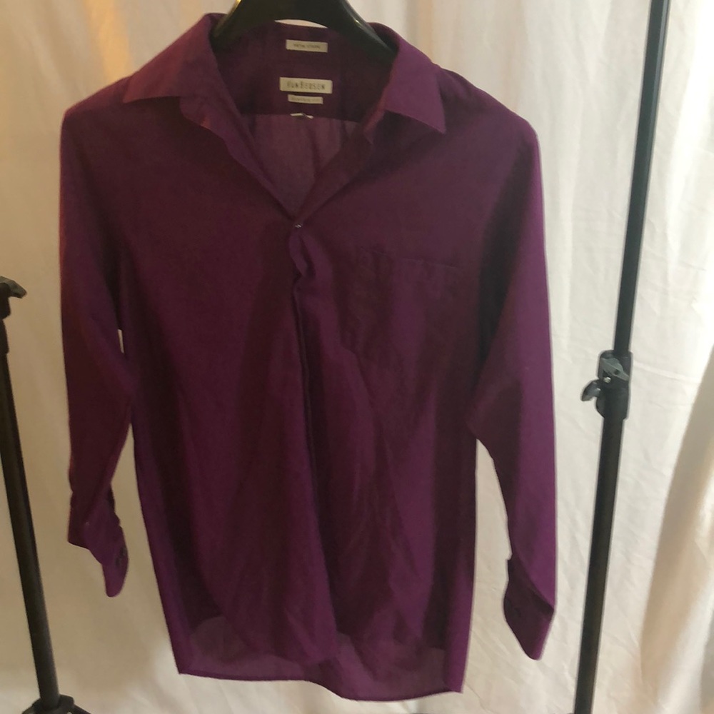 Purple dress shirt